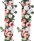 2 Pack Artificial Flower Garlands 11.2FT Eucalyptus Garlands with Flowers 8 Head Peony Flower Vine Faux Floral Garland for Wedding Arch Table Wall Backdrop Wreath Decoration. (Pink & White)